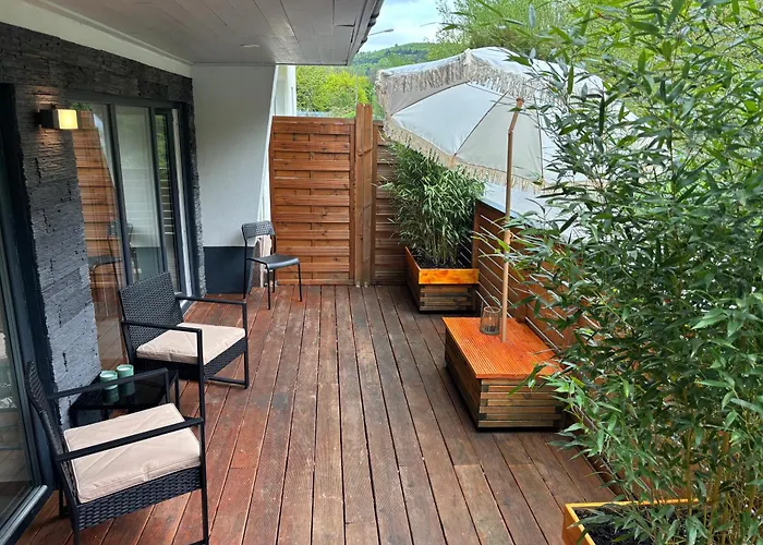 Lägenhet Riverside Cozy An Der Weschnitz *